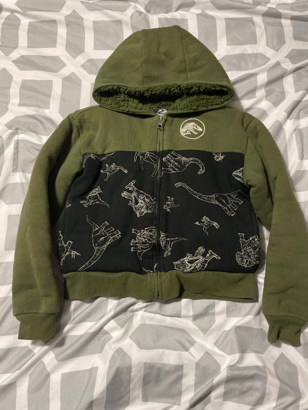 comfy and warm jurassic park jacket
